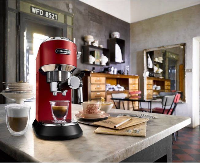 De'Longhi EC685.R Dedica Halfautomatische Espressomachine - Ovenwebshop.nl