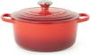 Le Creuset Ronde Braad -/Stoofpan(24 cm)Kersenrood online kopen