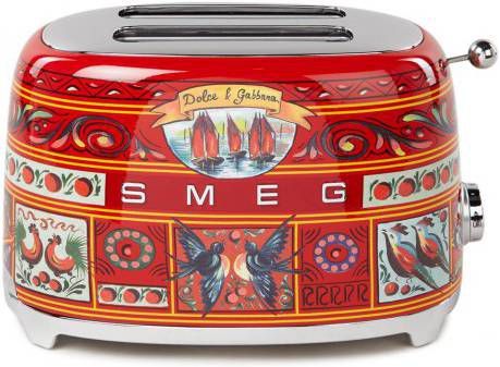 Smeg Dolce & Gabbana Sicily is my Love broodrooster 2 slots TSF01DGEU online kopen