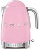 SMEG Variabele Waterkoker 7 temperatuurstanden roze 1.7 liter KLF04PKEU online kopen