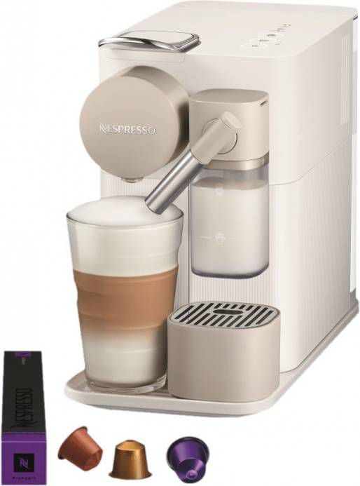 De'Longhi Lattissima One Silky White EN500.W Nespresso machine -  Ovenwebshop.nl