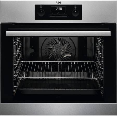 AEG BEB331010M inbouw oven met GRATIS AEG "A9OZPS1" Pizzasteen online kopen
