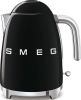 SMEG KLF03BLEU retro 50&apos, s style waterkoker, zwart online kopen