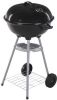 Pro Garden ProGarden Kogelbarbecue op wielen 46 cm zwart online kopen