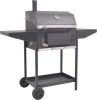 VidaXL Houtskoolbarbecue met onderplank zwart online kopen