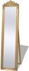 VidaXL Vrijstaande spiegel Barok 160x40cm goud online kopen