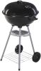 Pro Garden ProGarden Kogelbarbecue op wielen 46 cm zwart online kopen