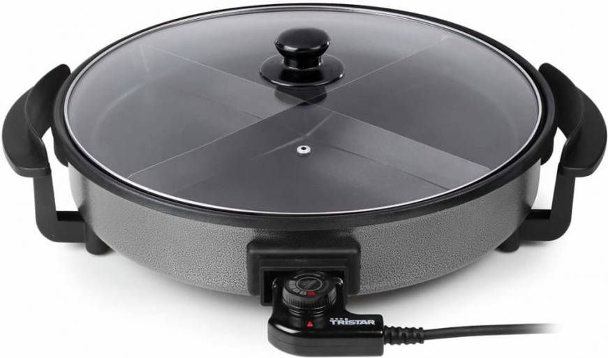 2-in-1 Elektrische Grill & Hotpot - 1400W - Inclusief Draagtas - Grote